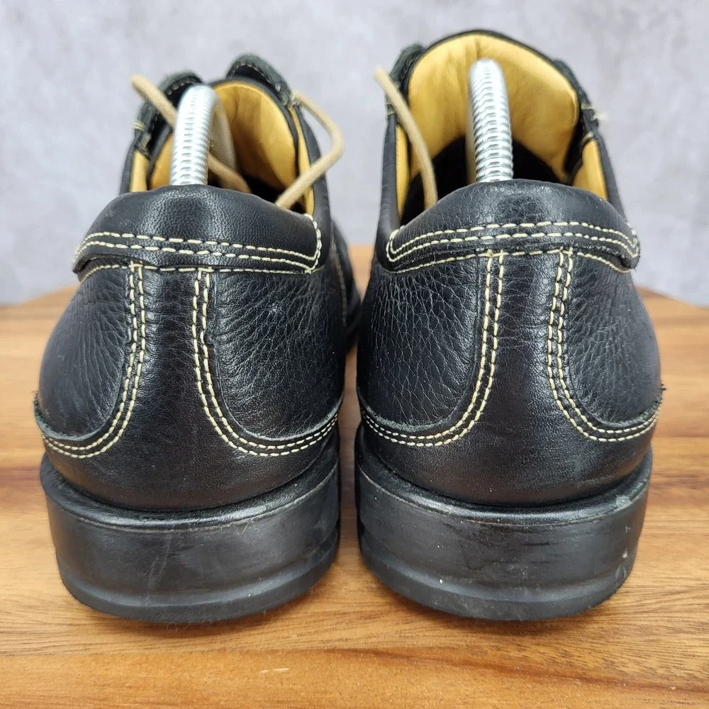 Sandro Oxford Shoes Mens  11.5 Dark Brown Leather Square‎ Toe Comfort Brazil